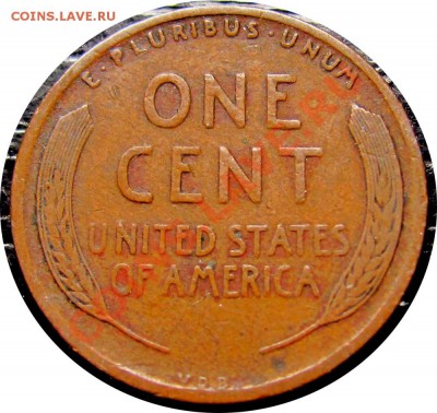 J35 США 1¢ 1909 V.D.B. USA Lincoln Cent VG-F до 12.06 в 22°° - J35 1c 1909 VDB_2