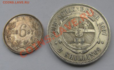 Африка 6 пенсов и 2 шиллинга 1897 года - afr-1