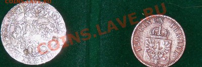6 грош Сигизмунда и 3 фенига 1866 А, оценка - 100_1442.JPG