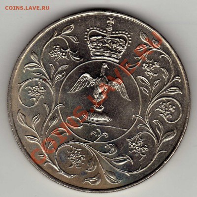Великобритания крона 1977 Серебр.юбилей до 11.06-22.00(1886) - img273