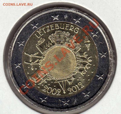 Люксембург 2 евро 2012 Юбилей до 11.06.12-22.00 (2399) - img251