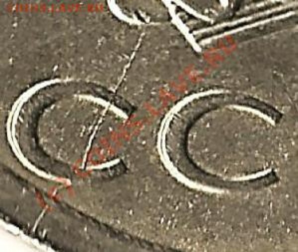 СССР 10копеек 1991г. Л. Брак.Раскол штампа. До 26.08.09г. - Изображение 110