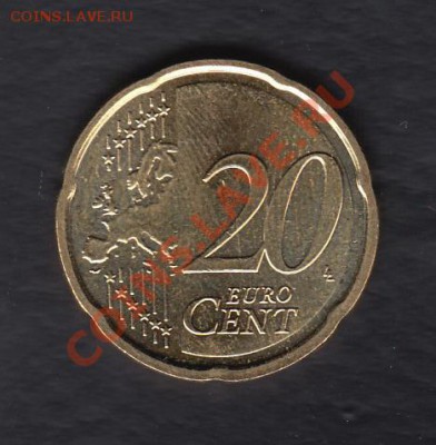 Германия 20 центов 2012 до 10.06.2012 22-00 - 01 реверс
