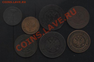 5 коп. 1878,1879. 3 коп. 1896,1913,1914. 1 коп. 1856,1916. - 10 851