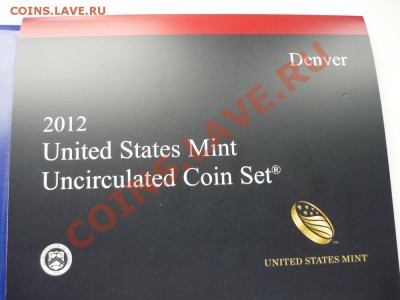 Комплекты  монет США (Доллары, квотеры, центы и альбомы). - 2012 1.JPG