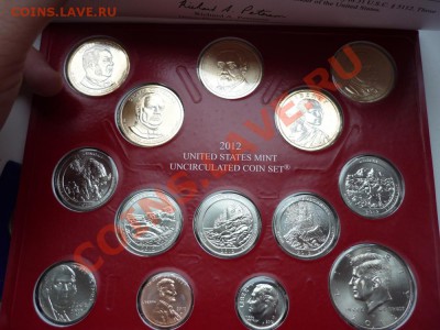 Комплекты  монет США (Доллары, квотеры, центы и альбомы). - 2012 3.JPG