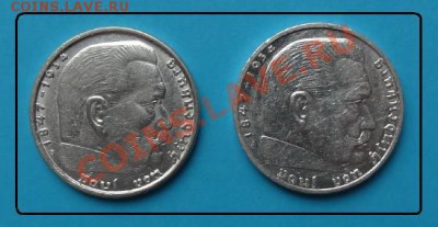Германия 2 марки 1939, 1938 до 12.06.2012 в 23.00 мск - 2 марки 1938, 39 ав.JPG