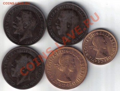 Монеты Британии 1912-67гг до 11.06 21.00мск - Британия-1