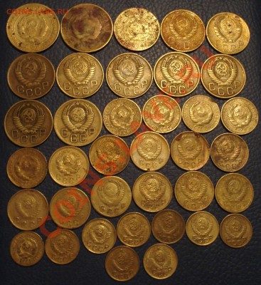 Подборка 1,2,3 и 5 коп 1928-1957гг (37 шт) - Набор 1-5 коп_2
