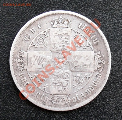 Рупия 1862г+Готический Флорин.Великобритания. - 2
