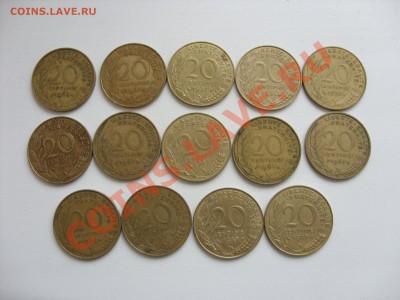 20 сантимовики Франции. Специально для петербуржцев ;-) - 20 сантимов - 1
