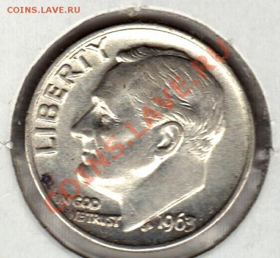 Ag США 10 ЦЕНТОВ 1963 ДО 14.06.12 В 22Ч (2418) - img767