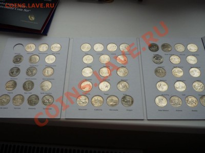 Комплекты  монет США (Доллары, квотеры, центы и альбомы). - альбом контакт.JPG