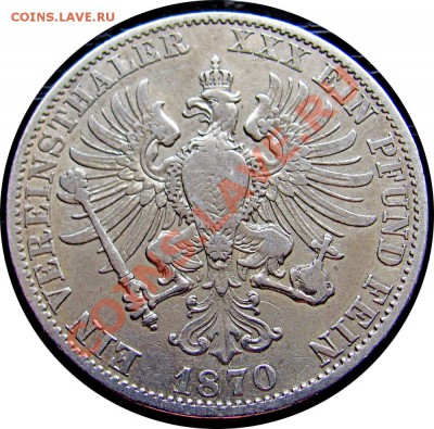 J11 Ag Талер 1870A Пруссия до 16.06 в 22°° - J11 Thaler Prussia 1870A_2