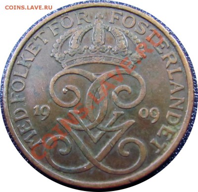 K52 Швеция 5 öre 1909 до 17.06 в 22°° - K52 5 ore 1909_2