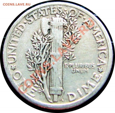 P33 Ag США 10¢ 1929 Mercury Dime F до 18.06 в 22°° - P33 USA 10c 1929_2