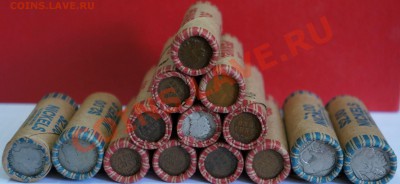 США 1 цент Индеец, 5 центов Либерти, Буффало и пр. в РОЛЛАХ - 2