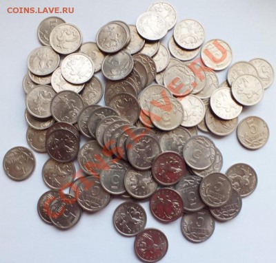 5копеечные монеты СПМД 2009г, 100шт. - Изображение 1307