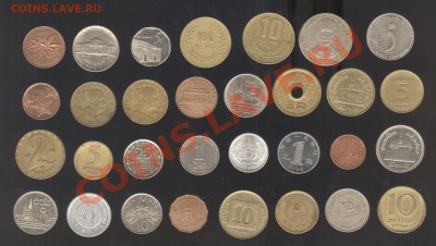 Распродажа простых монет мира - По 10 рублей а