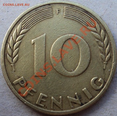 10 пени Финляндия1966г. и 10 пфенингов ФРГ 1950г - DSC05852.JPG