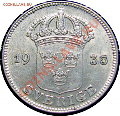 P46 Ag Швеция 50 öre 1935 до 21.06 в 22°° - P46 Sweden 50 ore 1935_2