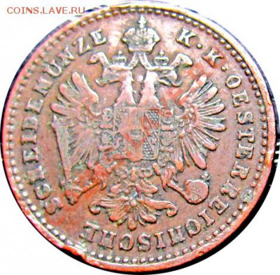 P56 Австрия 1 крейцер 1881 до 22.06 в 22°° - P56 1 kreuzer 1881_2