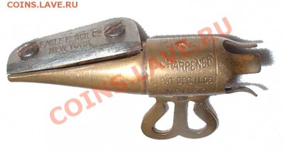 латунный цилиндр непонятный(копанина)-определение - 1906_Eagle_Pencil_Co_NY_Simplex_Sharpener_No._650