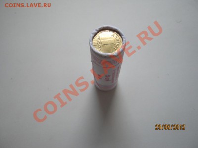 1 гривна Евро 2012 в ролле 50 шт. - ролл аверс