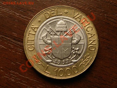 Ватикан 1000 лир 1997 биметал до 20.06.12 в 20.00 М - IMG_0016