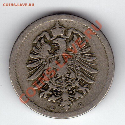 ГЕРМАНИЯ 5 ПФЕННИГОВ 1875G ДО 21.06.12 В 22.00МСК (2623) - img020