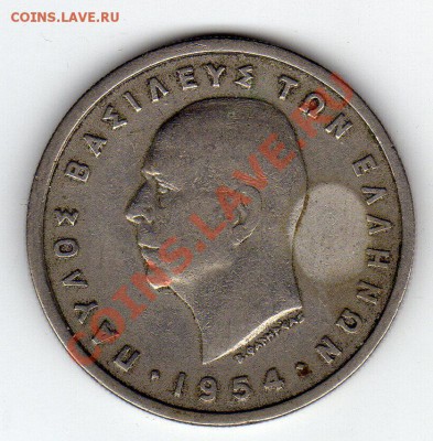 ГРЕЦИЯ 5 ДРАХМ 1954 ДО 21.06.12 В 22.00МСК (2422) - img041
