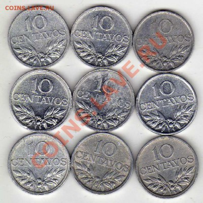 ПОРТУГАЛИЯ 10 СЕНТАВО 1971-79 (9ШТ.) ДО 21.06.12-22Ч (2066) - img092