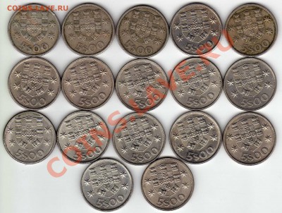 ПОРТУГАЛИЯ 5 ЭСКУДО 1964-85 (17ШТ.) ДО 21.06-22Ч (2090) - img098