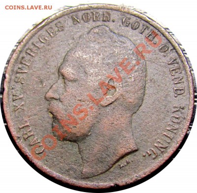 P62 Швеция 5 öre 1861 до 23.06 в 22°° - P62 Sweden 5 ore 1861_2