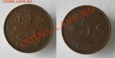 Разная инострань - 286 4 Финляндия 5 пенни 1935