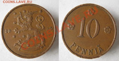 Разная инострань - 288 5 Финляндия 10 пенни 1935