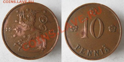 Разная инострань - 288 4 Финляндия 10 пенни 1929