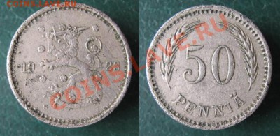 Разная инострань - 291 1 Финляндия 50 пенни 1923