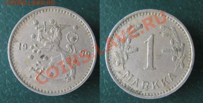 Разная инострань - 293 5 Финляндия 1 марка 1939