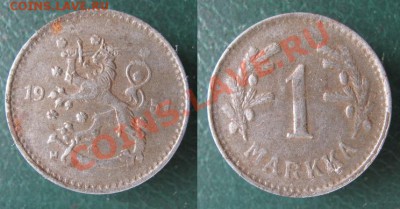 Разная инострань - 294 5 Финляндия 1 марка 1951