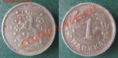 Разная инострань - 294 4 Финляндия 1 марка 1944