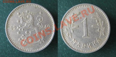 Разная инострань - 294 1 Финляндия 1 марка 1940