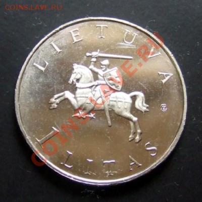 ЛИТВА 1 лит (2009) Вильнюс до 21.06. (22.00) - Литва 1 лит (2009) Вильнюс Р