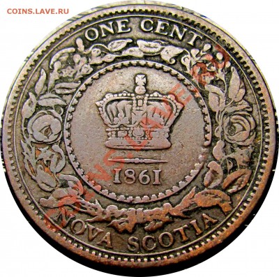 G16 1¢ Новая Шотландия 1861 Fine до 25.06 в 22°° - G16 Nova Scotia 1c 1861_2