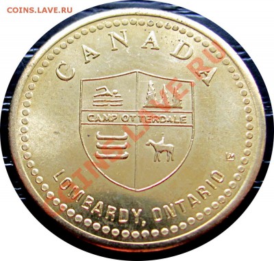 P71 Жетон Канада 1$ Otterdale Camp Tuck Token 25.06 в 22°° - P71 Canada Tuck Token_1