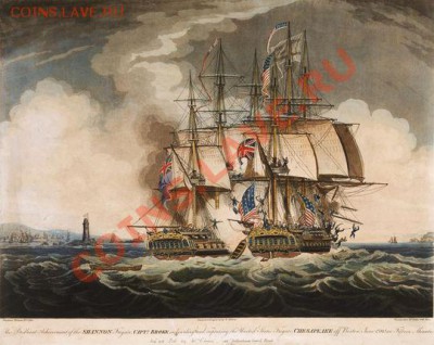 Монеты с Корабликами - Chesapeake(1813)