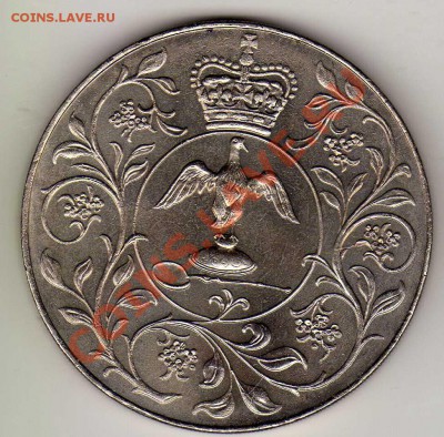 Великобритания крона 1977 Серебр.юбилей до 25.06-22.00(1886) - img477