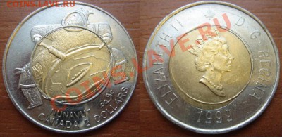 Канада: 2$ Нунавут 1999 БРАК!!!  до 26.06 22-00 - 2 доллара Нунавут.JPG
