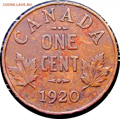 P76 Канада 1¢ 1920 до 28.06 в 22°° - P76 1c 1920_1