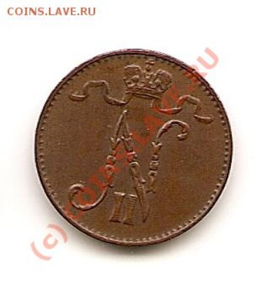 Финляндия, 1911 год 1 пенни - 1 1911 r